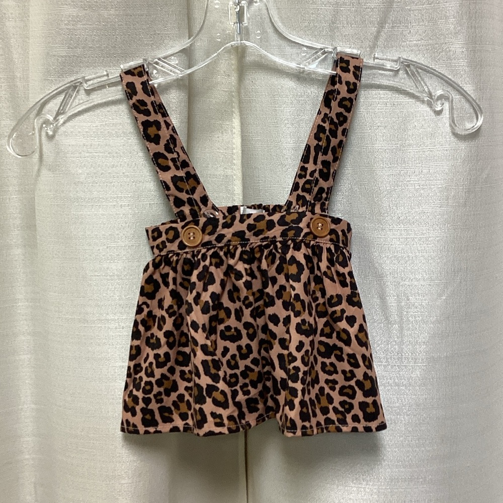 Leopard Print Kids Blouse